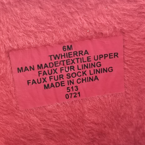 Tommy Hilfiger Women's Hierra Faux Fur-Lined Duck Rain/Snow Boots, Navy/Red Sz 6 - Picture 7 of 13